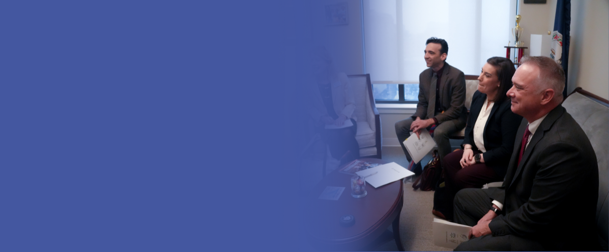 EnCircle staff listen during an advocacy meeting