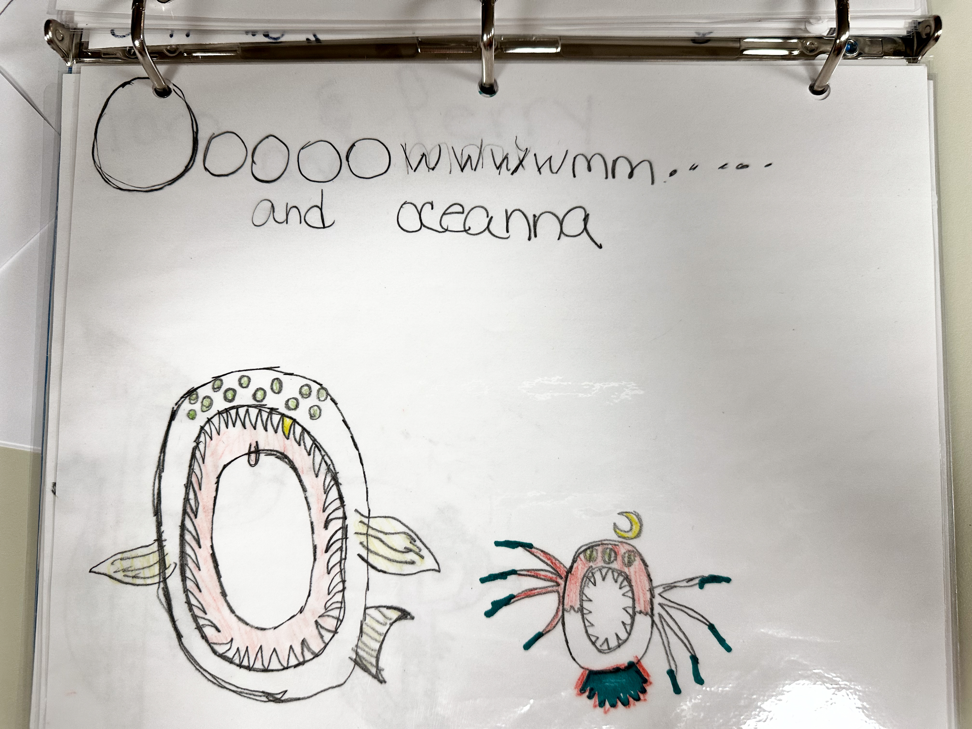 Robert Woody Ooowwmm and Oceanna illustration