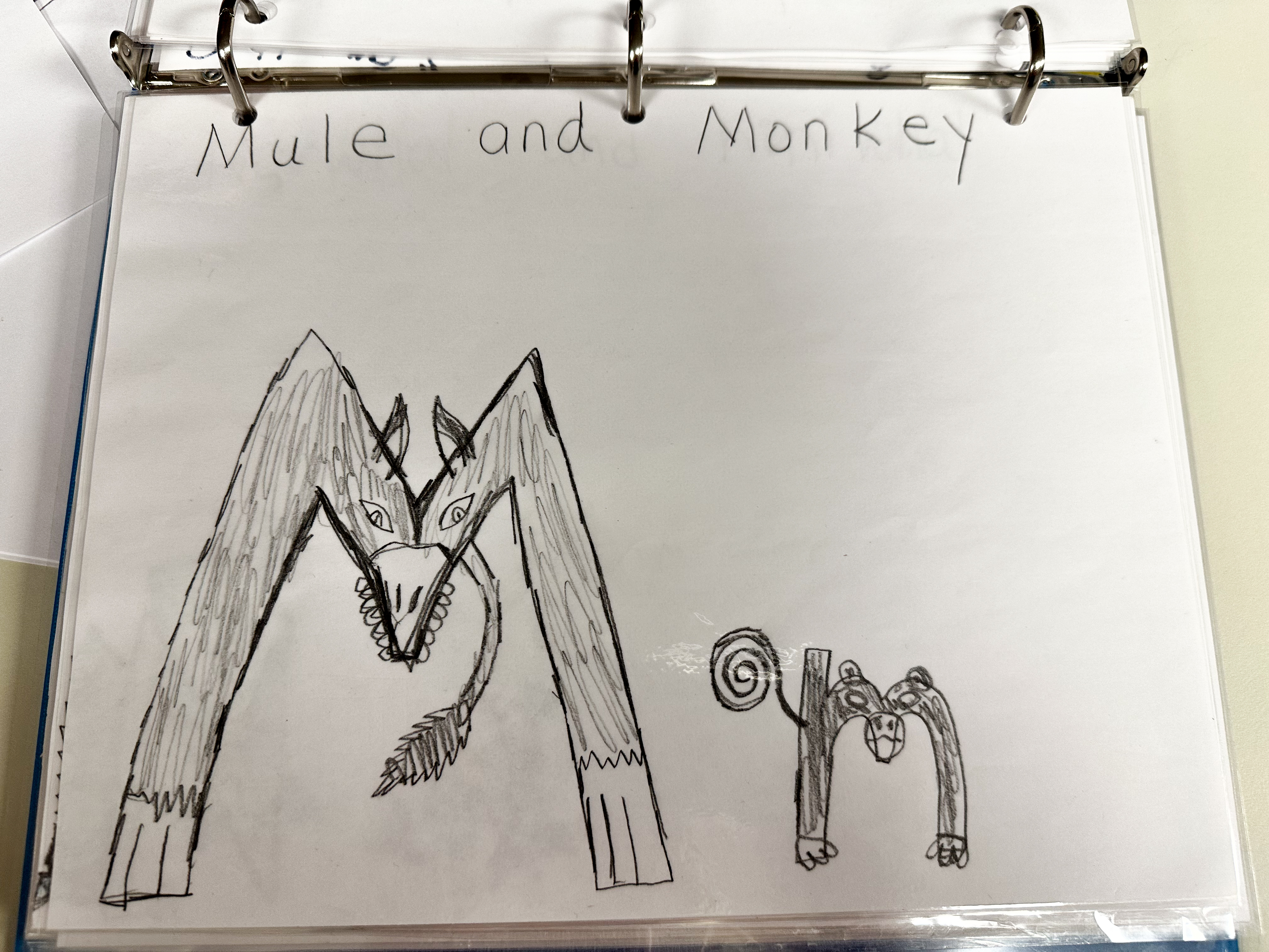 Robert Woody Mule and Monkey
